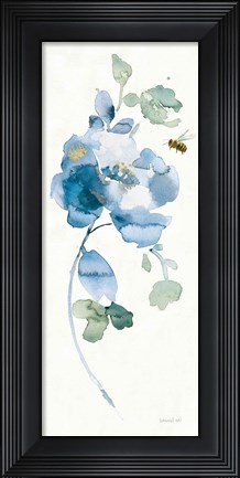 Framed Blues of Summer III Gilded Panel Print