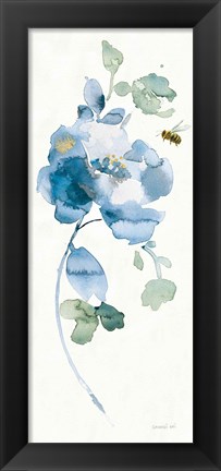 Framed Blues of Summer III Gilded Panel Print