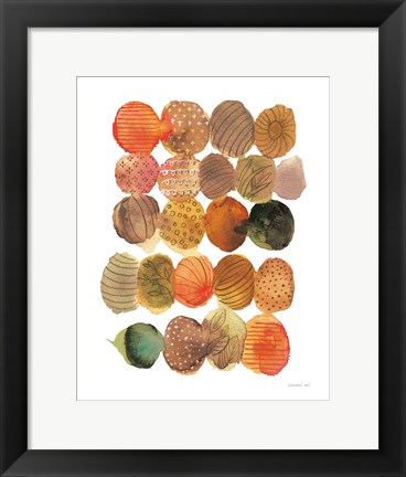 Framed Fall Circle Stories III Print