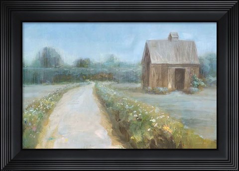 Framed Road to the Fields Print