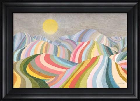 Framed Hills Roll On Print