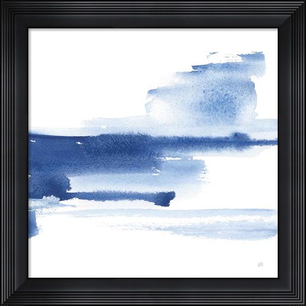 Framed Classic Blue III Print