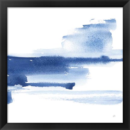 Framed Classic Blue III Print