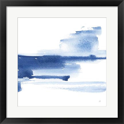 Framed Classic Blue III Print