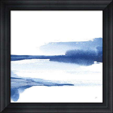 Framed Classic Blue II Print