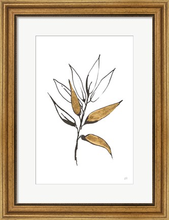 Framed Leafed VI Print