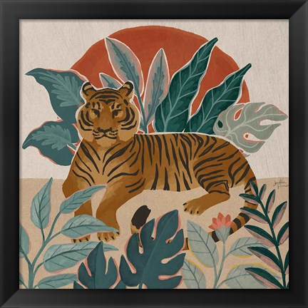 Framed Big Cat Beauty III Print