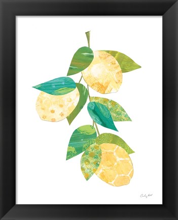 Framed Summer Lemons II Print