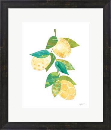 Framed Summer Lemons II Print