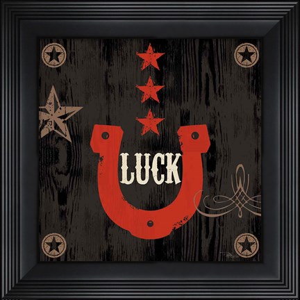 Framed Saddle Up Icon I Print