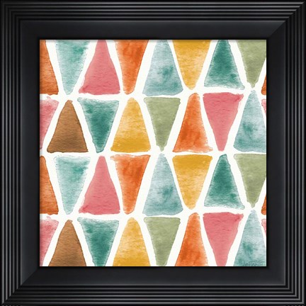 Framed Girlfriends Pattern VII Print
