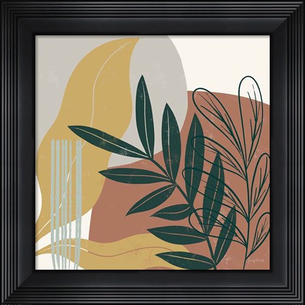 Framed Mid Century Modern II Light Print