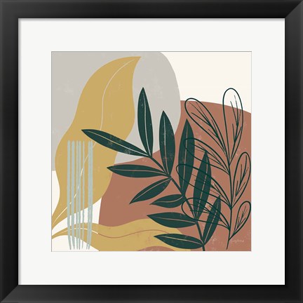 Framed Mid Century Modern II Light Print