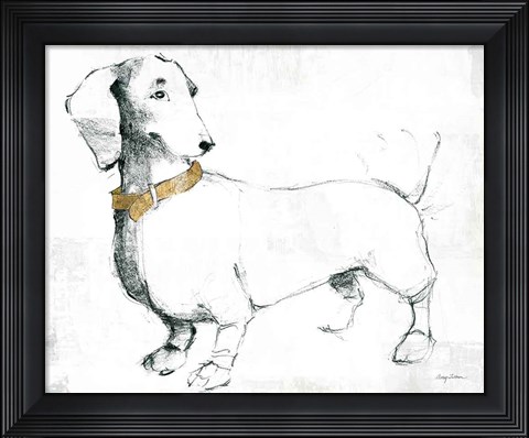 Framed Clio Gold Accent Eyes Print