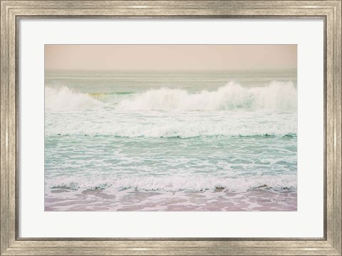 Framed Morning Wave I Print
