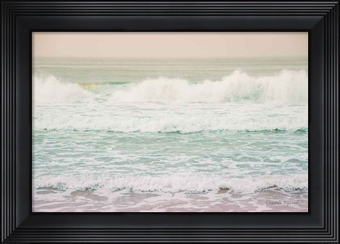 Framed Morning Wave I Print