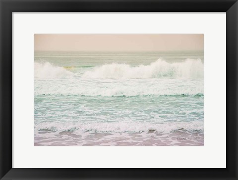 Framed Morning Wave I Print