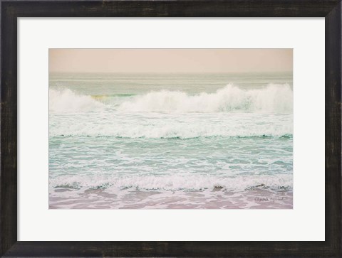 Framed Morning Wave I Print