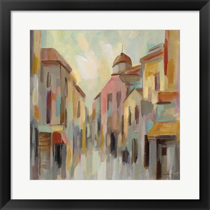 Framed Pastel Street II Print