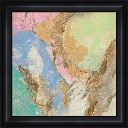 Framed Retro Jewel Tones II Print