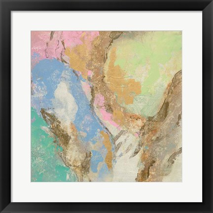 Framed Retro Jewel Tones II Print