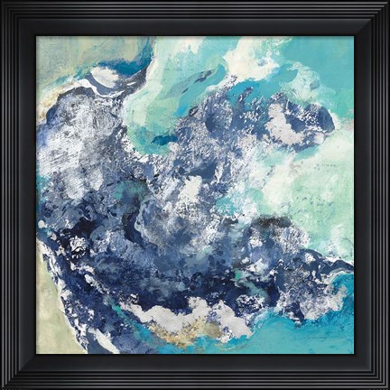 Framed Turquoise Print