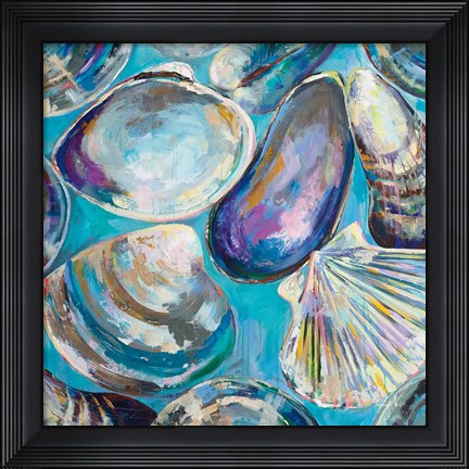 Framed Salt Water Finds Print
