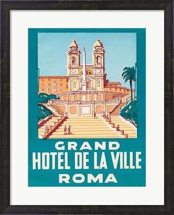 Framed Travel Poster IV Print