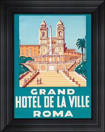 Framed Travel Poster IV Print