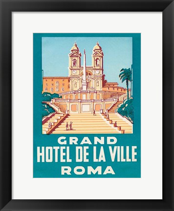 Framed Travel Poster IV Print