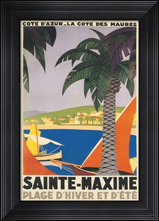 Framed Travel Poster I Print