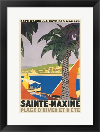 Framed Travel Poster I Print