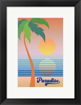 Framed Paradise Print