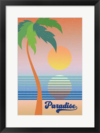 Framed Paradise Print