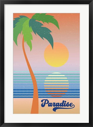 Framed Paradise Print