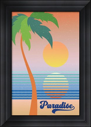 Framed Paradise Print