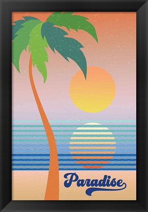 Framed Paradise Print