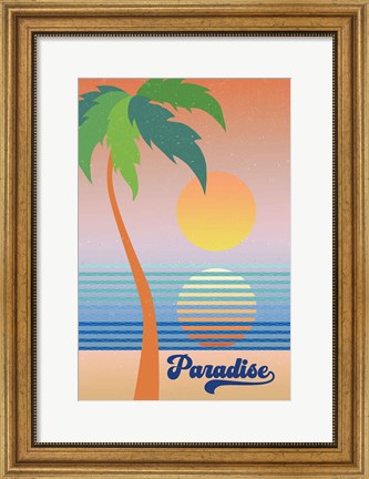 Framed Paradise Print