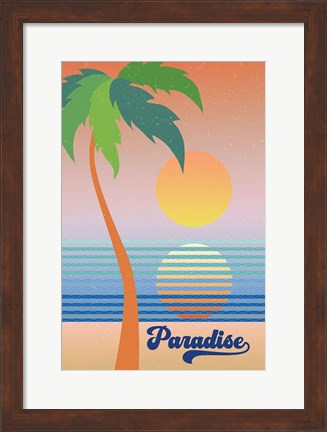 Framed Paradise Print