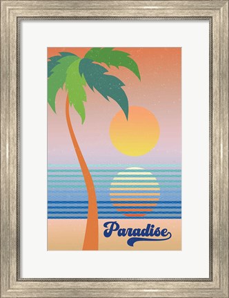 Framed Paradise Print