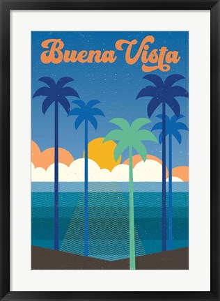 Framed Buena Vista Print