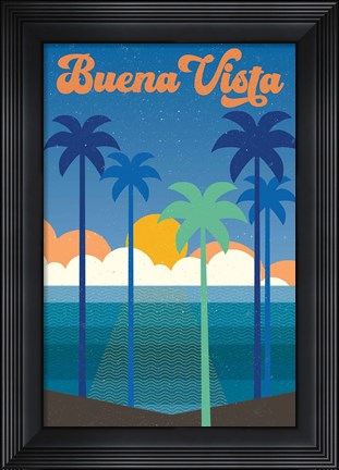 Framed Buena Vista Print