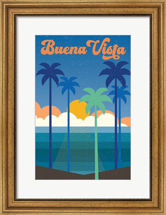 Framed Buena Vista Print