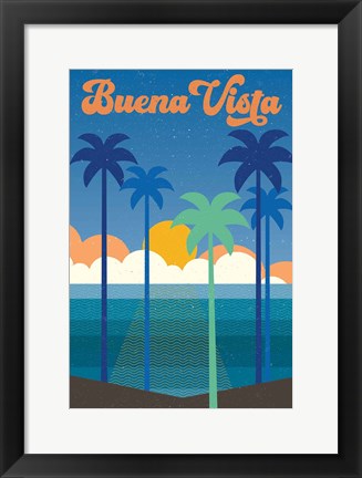 Framed Buena Vista Print