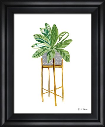 Framed Green House Plants I Print
