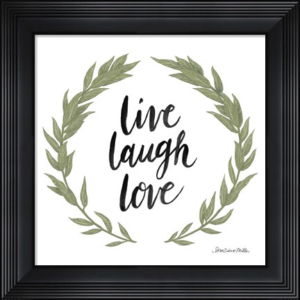 Framed Happy to Bee Home Words III Print