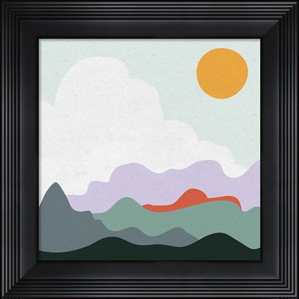 Framed Mountainous I Print