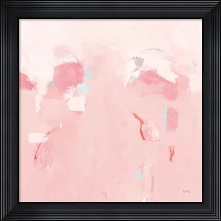 Framed Splash Pink Print