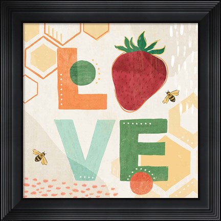 Framed Fruit Frenzy VIII Print