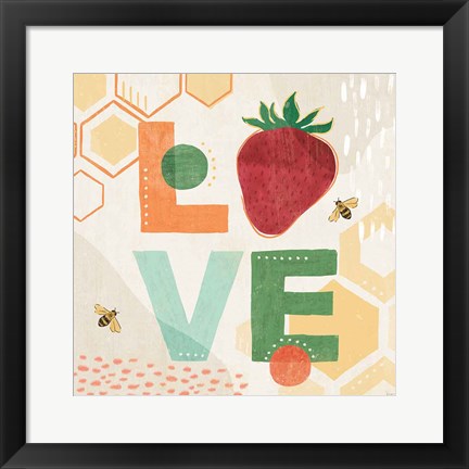 Framed Fruit Frenzy VIII Print